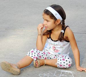 child playing